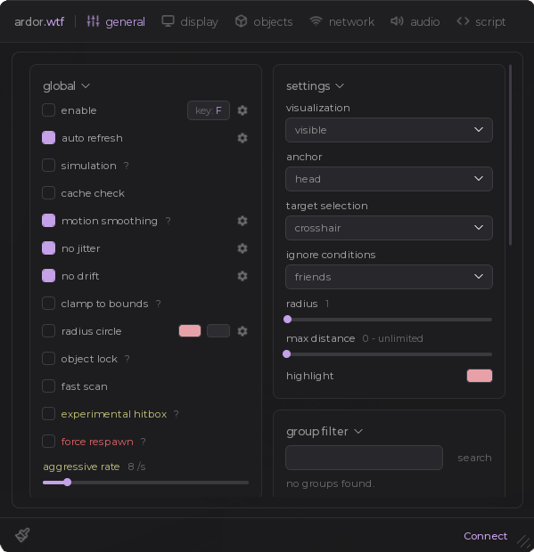 ardor client preview